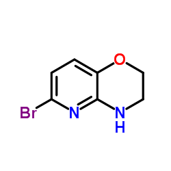 6-溴-3,4-二氢-2H-吡啶[3,2-B][1,4]并噁嗪结构式