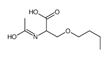 3-butoxy-2-acetylaminopropionic acid structure