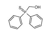 (hydroxymethyl)diphenylphosphine sulfide Structure