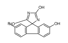 2-fluoro-7-hydroxyspiro[fluorene-9,5'-imidazolidine]-2',4'-dione结构式