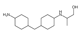 2-[[4-[(4-aminocyclohexyl)methyl]cyclohexyl]amino]propan-1-ol Structure