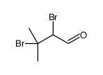 2,3-dibromo-3-methylbutanal Structure