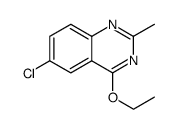 Quinazoline, 6-chloro-4-ethoxy-2-methyl结构式