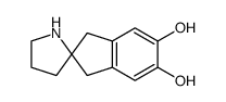 Spiro[2H-indene-2,2-pyrrolidine]-5,6-diol, 1,3-dihydro- (9CI)结构式