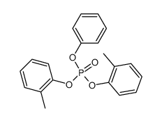 O,O-Bis-(o-tolyl)-O-phenyl-phosphorsaeure Structure