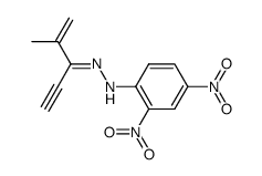2-Methyl-3-(2.4-dinitro-phenylhydrazono)-penten-(1)-in-(4) Structure