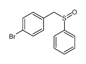 1-(benzenesulfinylmethyl)-4-bromobenzene Structure