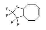 (6Z)-2,2,3,3-tetrafluoro-3a,4,5,8,9,9a-hexahydrocycloocta[b]thiophene Structure