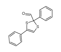 2-formyl-2,4-diphenyl-1,3-dithiole结构式