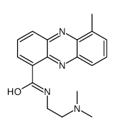 N-[2-(dimethylamino)ethyl]-6-methylphenazine-1-carboxamide结构式