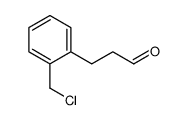 3-[2-(Chloromethyl)phenyl]propanal Structure