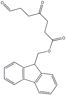 (9H-fluoren-9-yl)methyl 4,7-dioxoheptanoate structure