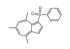 4,6,8-Trimethyl-1-azulenyl-phenyl-sulfon Structure