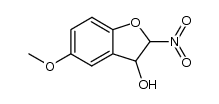 5-methoxy-2-nitro-2,3-dihydrobenzofuran-3-ol Structure