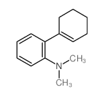 Benzenamine,2-(1-cyclohexen-1-yl)-N,N-dimethyl- structure