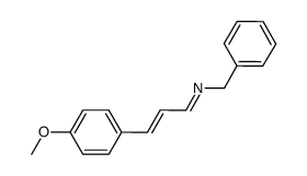 (E)-N-((E)-3-(4-methoxyphenyl)prop-2-en-1-ylidene)-1-phenylmethanamine Structure