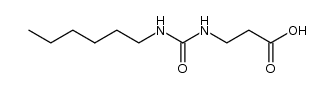 3-(3-hexylureido)propanoic acid结构式