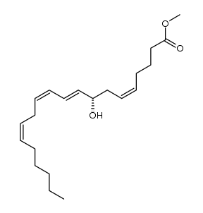 methyl 8(S)-hydroxy-5(Z),9(E),11(Z),14(Z)-eicosatetraenoate Structure