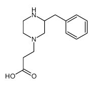 3-(3-benzylpiperazin-1-yl)propanoic acid Structure
