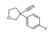 3-(4-fluorophenyl)tetrahydro-3-furancarbonitrile(SALTDATA: FREE)结构式