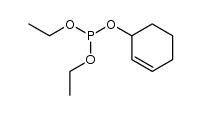 cyclohex-2-enyl diethyl phosphite Structure