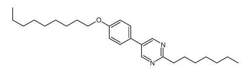 2-heptyl-5-(4-nonoxyphenyl)pyrimidine Structure