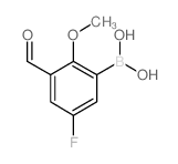 (5-Fluoro-3-formyl-2-methoxyphenyl)boronic acid picture