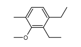 2,3-diethyl-6-methylanisole结构式