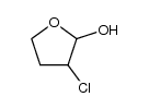 3-chloro-2-hydroxy-tetrahydrofuran Structure