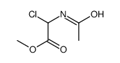 methyl 2-acetamido-2-chloroacetate Structure