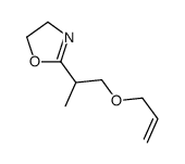 2-(1-prop-2-enoxypropan-2-yl)-4,5-dihydro-1,3-oxazole结构式