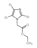 2-(2,4,5-三溴-1H-咪唑-1-基)乙酸乙酯结构式