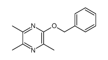 2,3,5-trimethyl-6-phenylmethoxypyrazine结构式