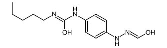 N-[4-(pentylcarbamoylamino)anilino]formamide Structure