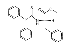 (S)-1-(diphenylphosphino)-N-(1-(methoxycarbonyl)-2-phenylethyl)thioformamide结构式