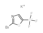 Potassium 2-bromothiazole-5-trifluoroboronate structure