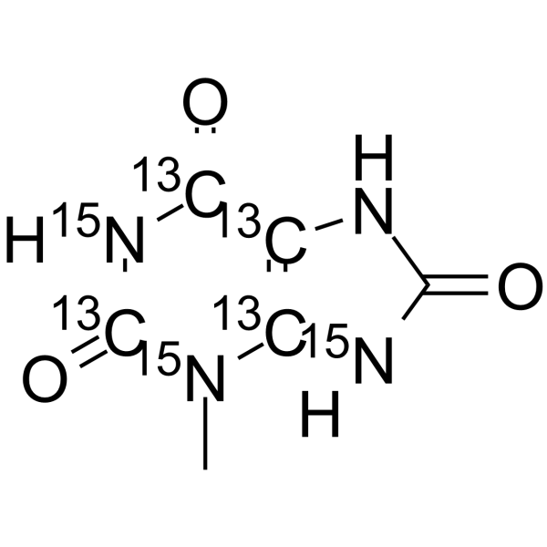 3-Methyluric acid-13C4,15N3 picture