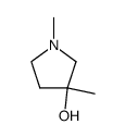 1,3-dimethyl-3-pyrrolidinol结构式