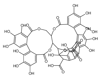 Vescalagin carboxylic acid Structure