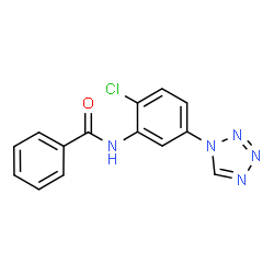N-[2-Chloro-5-(1H-tetrazol-1-yl)phenyl]benzamide picture