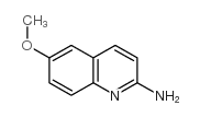 6-甲氧基-2-氨基喹啉结构式