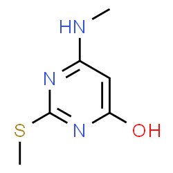 4(3H)-Pyrimidinone,-6(methylamino)-2-(methylthio) Structure