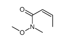 N-methoxy-N-methylbut-2-enamide结构式