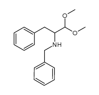 N-benzyl-1,1-dimethoxy-3-phenylpropan-2-amine结构式