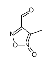 4-Methyl-1,2,5-oxadiazole-3-carbaldehyde 5-oxide结构式
