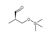 (R)-2-methyl-3-(trimethylsilyloxy)propanal结构式