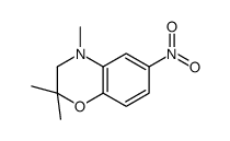 2,2,4-trimethyl-6-nitro-3H-1,4-benzoxazine结构式