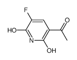 2(1H)-Pyridinone, 3-acetyl-5-fluoro-6-hydroxy- (9CI) structure
