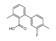 2-(3-fluoro-4-methylphenyl)-6-methylbenzoic acid Structure