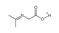 2-(propan-2-ylideneamino)acetic acid-d结构式